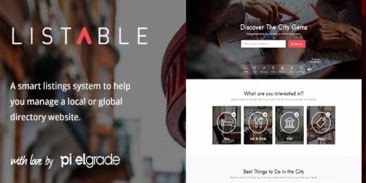 LISTABLE A Friendly Directory WordPress Theme