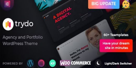 Trydo Agency & Portfolio WordPress Theme