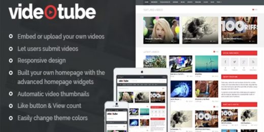 VideoTube Responsive Video WordPress Theme