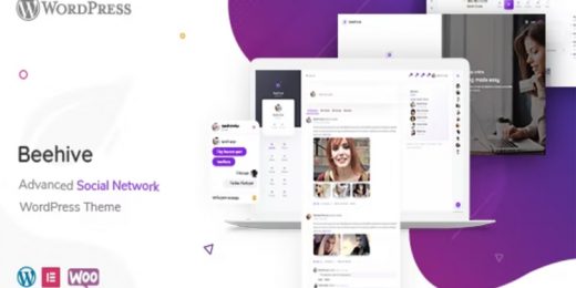Beehive Social Network Premium WordPress Theme