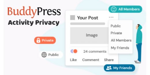 BuddyDev BuddyPress Activity Privacy WordPress Plugin