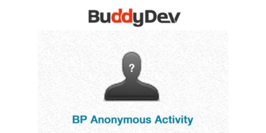 BuddyDev BuddyPress Anonymous Activity WordPress Plugin