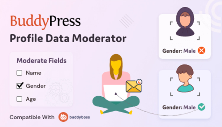 BuddyDev BuddyPress Profile Data Moderator WP Plugin