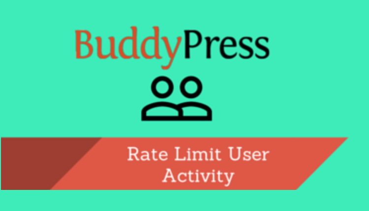 BuddyDev BuddyPress Rate Limit User Activity WP Plugin