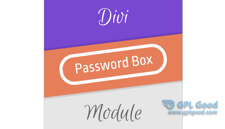 Divi Password Box Module WP Plugin by Divi Booster