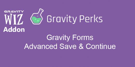 Gravity Wiz - Gravity Forms Advanced Save and Continue WordPress Plugin