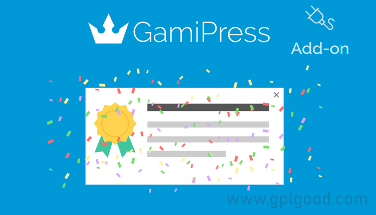 GamiPress Congratulations Popups Add-on WP Plugin