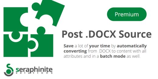 Seraphinite - Post .DOCX Source Premium WordPress Plugin