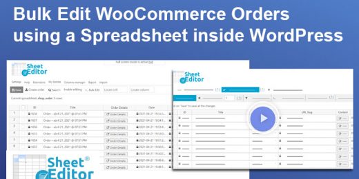 WP Sheet Editor Bulk Edit WooCommerce Orders Premium