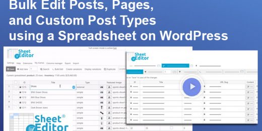 WP Sheet Editor Pro Premium WordPress Plugin