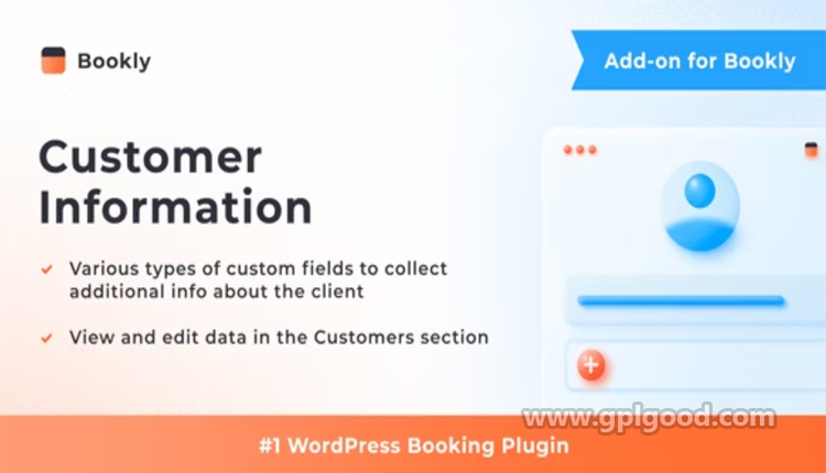 Bookly Customer Information Add-on WordPress Plugin