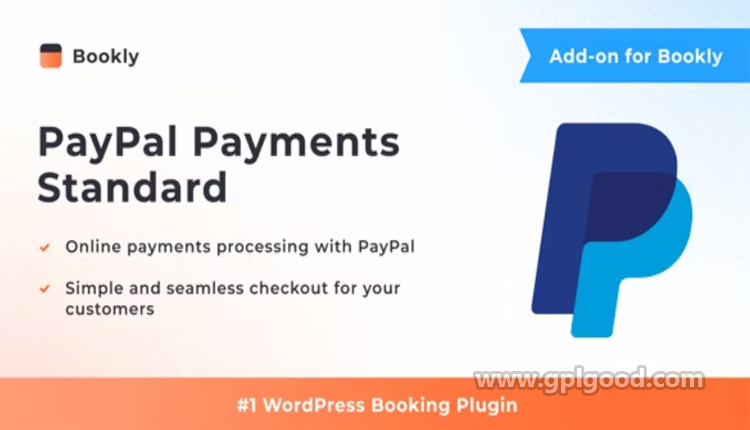 Bookly PayPal Payments Standard Add-on WP Plugin