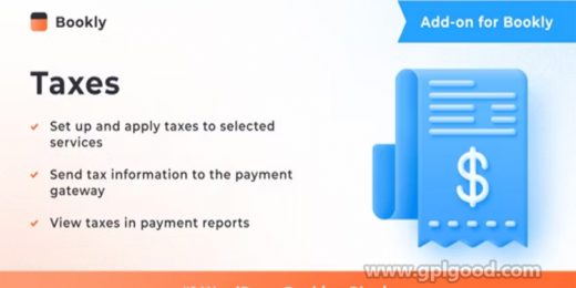 Bookly Taxes Add-on WordPress Plugin