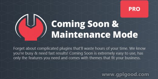 Coming Soon & Maintenance Mode Pro WordPress Plugin