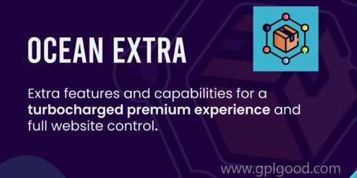 Ocean Extra adds extra features for OceanWP theme