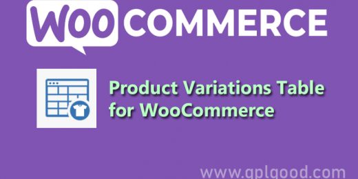 WooCommerce Product Variations Table Extension