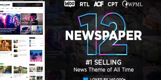 Newspaper News & WooCommerce Premium WordPress Theme