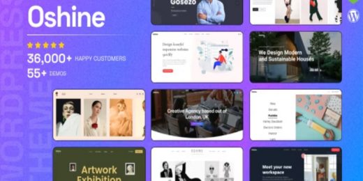 Oshine Premium Multipurpose WordPress Theme