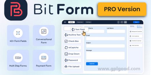Bit Form Pro Premium Wordpress Form Builder Plugin