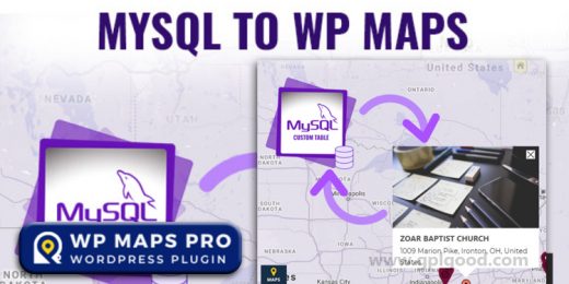 MySQL Data on Google Maps Addon WordPress Plugin