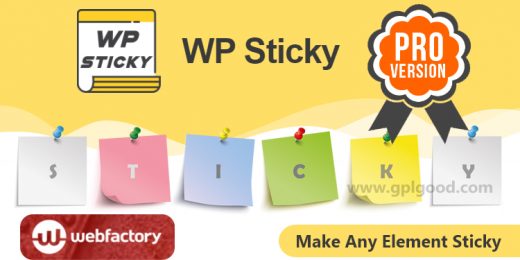 WP Sticky PRO WordPress Plugin
