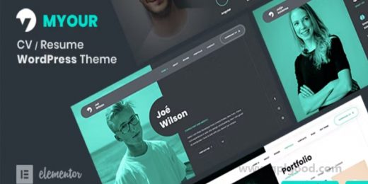 Myour CV Resume WordPress Theme
