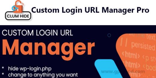 Custom Login URL Manager Pro WordPress Plugin