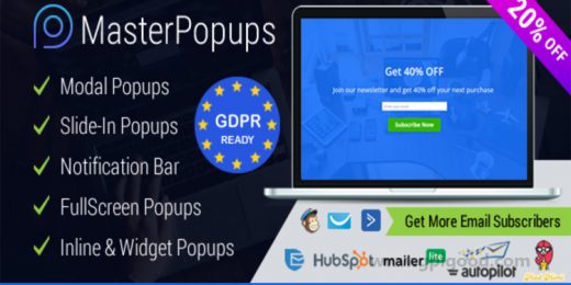 Master Popups WordPress Popup Plugin & Editor
