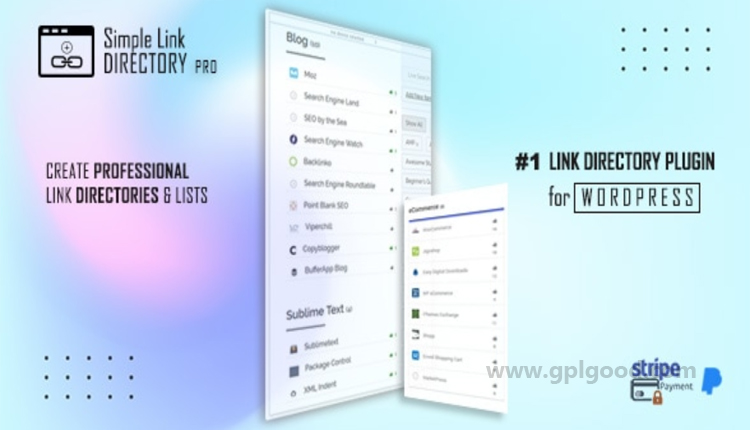 Simple Link Directory Pro WordPress Plugin