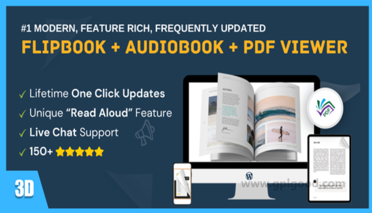 TNC FlipBook PDF Viewer for WordPress by ThemeNcode