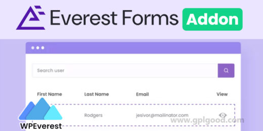 Everest Forms Frontend Listing Addon WordPress Plugin