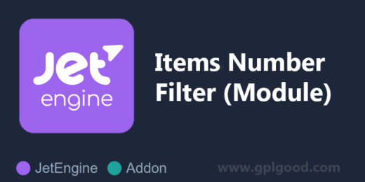 JetEngine Items Number Filter Module