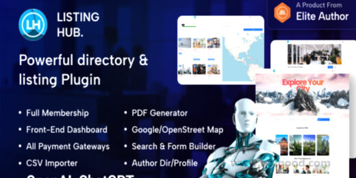 ListingHub Business Directory Listing WordPress Plugin