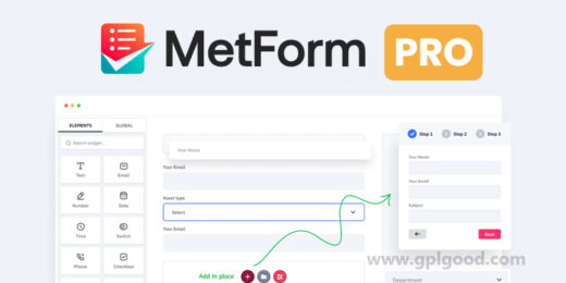 MetForm Pro Contact Form Builder for Elementor WordPress Plugin
