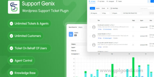 Support Genix Support Ticket WordPress Plugin