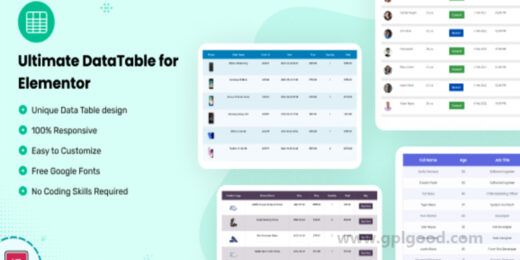 Datalentor Advanced DataTable for Elementor