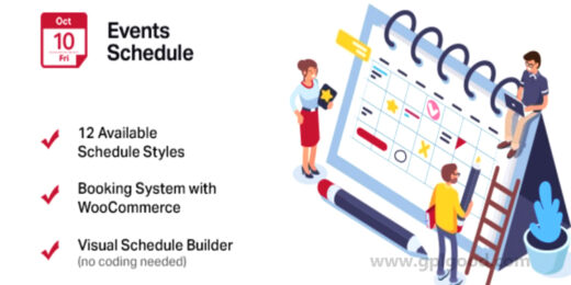 Events Schedule Events Calendar WordPress Plugin