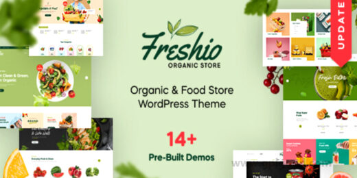 Freshio Organic & Food Store WordPress Theme