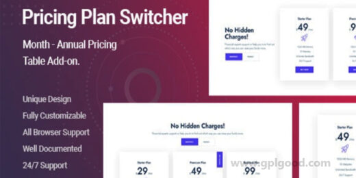 Pricing Plan Switcher Addon for Elementor