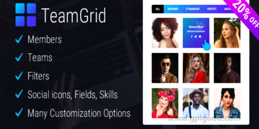 Team Grid Team Member Showcase WordPress Plugin