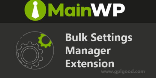 MainWP Bulk Settings Manager Extension