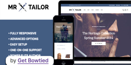 Mr Tailor - eCommerce WordPress Theme for WooCommerce