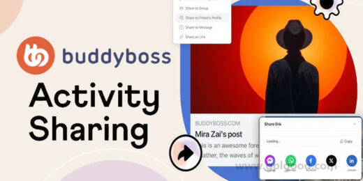 BuddyBoss Sharing WordPress Plugin