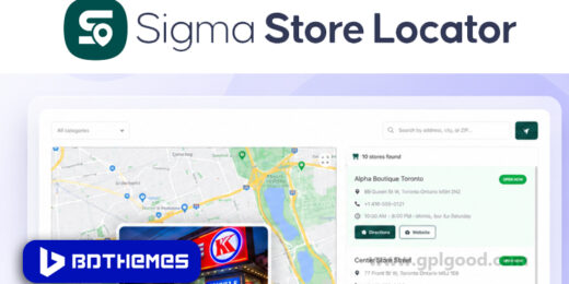 Sigma Store Locator WordPress Plugin