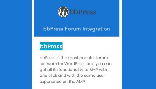 AMPforWP - bbPress for AMP WordPress Plugin