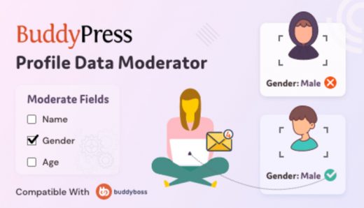 BuddyDev BuddyPress Profile Data Moderator WordPress Plugin