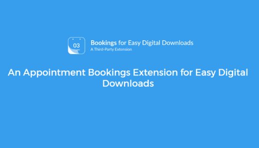Easy Digital Downloads Bookings Extension WordPress Plugin