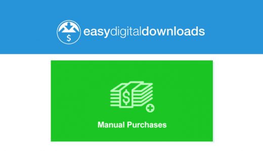 Easy Digital Downloads - Manual Purchases WordPress Plugin