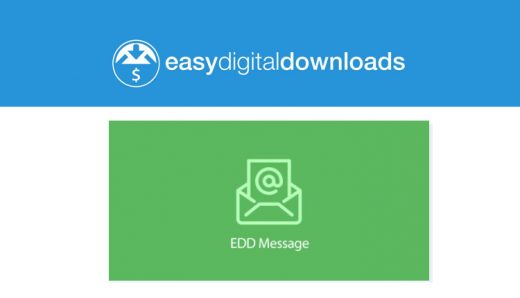 Easy Digital Downloads - Message WordPress Plugin