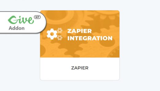 GiveWP Give - Zapier WordPress Plugin